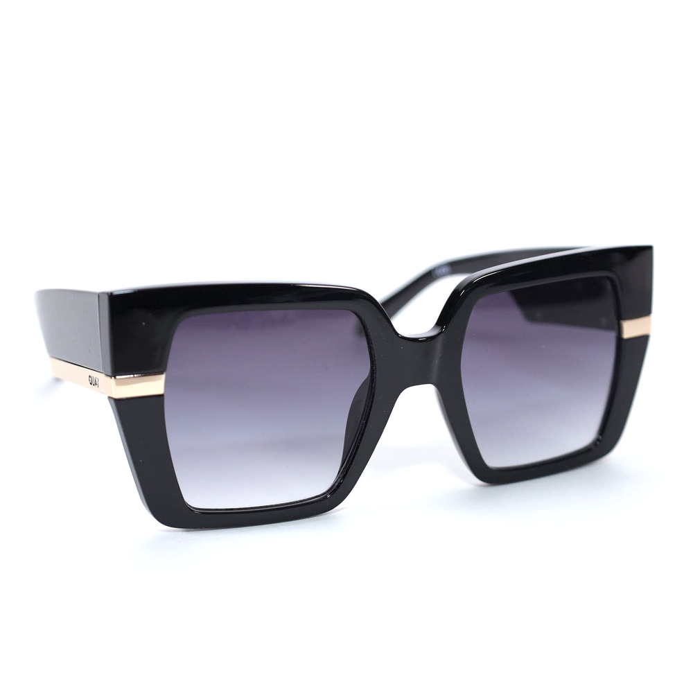 Quay Australia NOTORIOUS Oversized Womens Sunglasses - Black/Smoke - NWT - Picture 6 of 11
